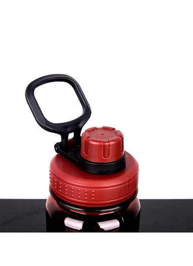 800ml Plastic Drinking Bottle With Handle &amp; Leak-Proof Lid A-206 (D7 x H22)cm – Red