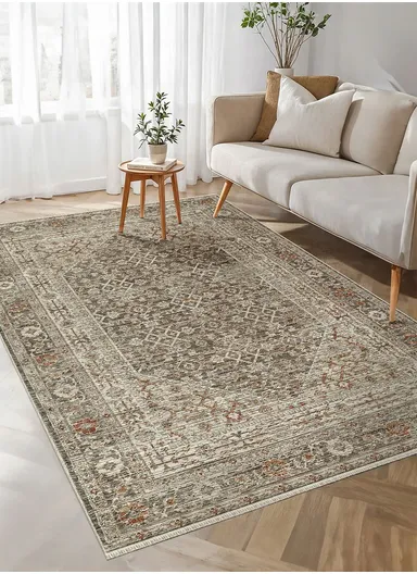 80x300cm Machine-Woven Area Carpet with Silk-Like Accents LA011