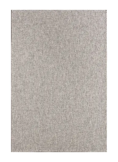 160x230cm Grey Fluff Dust-Resistant Synthetic Fiber Rug Doku DH003