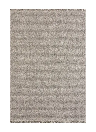 80x300cm Grey Fluff Dust-Resistant Machine-Woven Rug Bravvo BR006