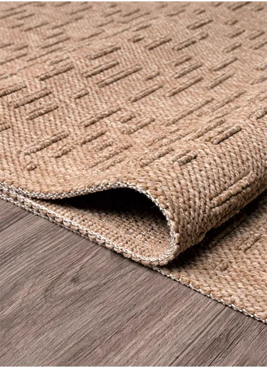 100x200cm Rustic Style Woven Dust-Resistant Brown Rug Bravvo BR002