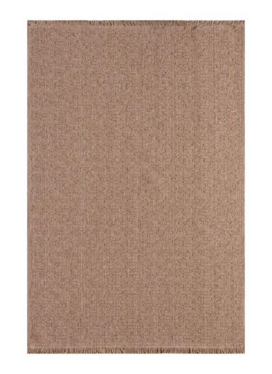 160x230cm Rustic Style Woven Dust-Resistant Brown Rug Bravvo BR002