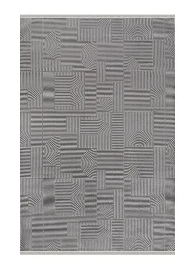100x200cm Modern Soft Textured Polypropylene Area Rug, Wear-Resistant Carpet Akasya AK005