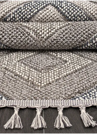 160x230cm Premium Polypropylene Carpet Machine-Woven with Cotton Backing &amp; Polyester Accents Natura 9962