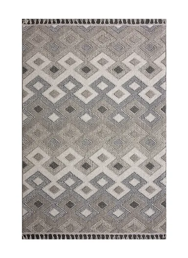 160x230cm Premium Polypropylene Carpet Machine-Woven with Cotton Backing &amp; Polyester Accents Natura 9962