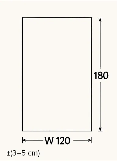 120x180cm Cream-Coffee Soft Textured Machine-Woven Carpet Size BY008