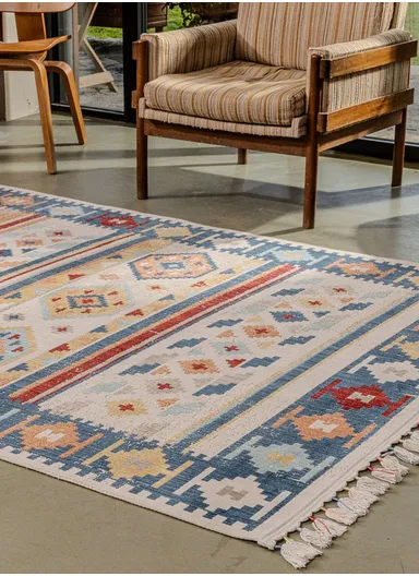 100x300cm Elegant Multicolor Antiallergic Living Room Carpet Antique AN006