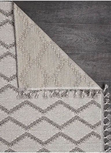 160x230cm Machine-Woven Dust-Resistant Area Rug, Diamond Pattern Living Room Carpet Natura 9963