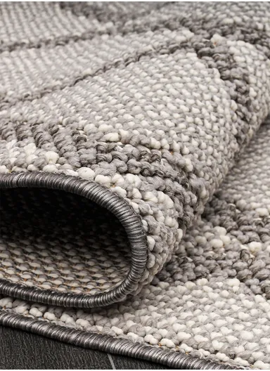 160x230cm Machine-Woven Dust-Resistant Area Rug, Diamond Pattern Living Room Carpet Natura 9963