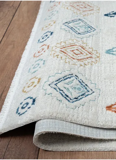 80x150cm Contemporary Dust-Proof Synthetic Fibers Carpet with Color Accents HL001