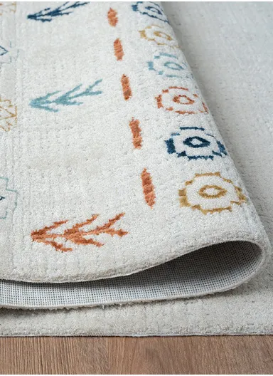 80x150cm Contemporary Dust-Proof Synthetic Fibers Carpet with Color Accents HL001