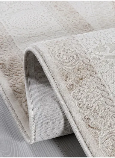 80x300cm Beige Artistic Medallion Pattern Rug, Living Room Bedroom Carpet Nazende NZ008