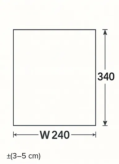 240x340cm Durable Polypropylene-Polyester Weave with Silk-Like Viscose Finish Nazende NZ002