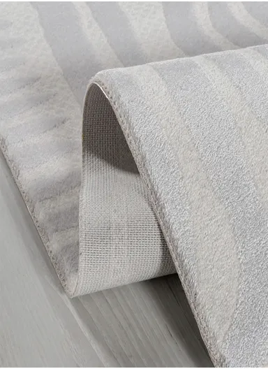 100x200cm Gray Long-Lasting Soft Textured Carpet Bereket BE007