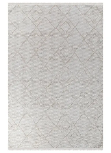 80x150cm Cream Soft Textured Durable Sitting Room Rug Akasya AK002