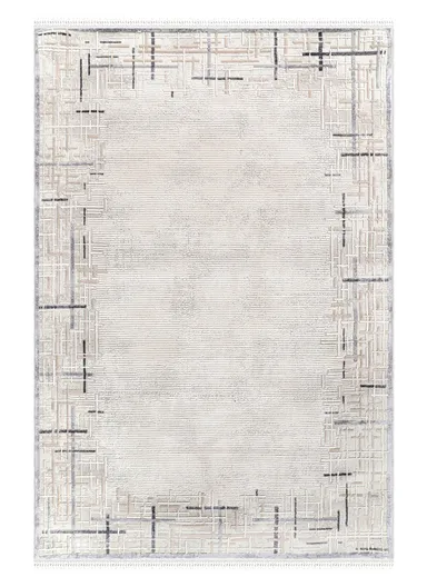 200x290cm Machine-Woven Vintage Area Rug, Soft &amp; Durable with Silk-like Viscose fibers Nazende NZ001