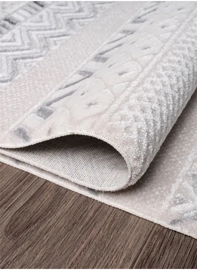 80x150cm Gray Long-Lasting Soft Textured Machine Made Carpet Nar A0235