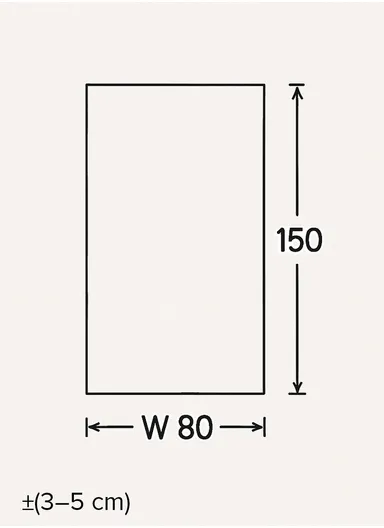 80x150cm Gray Long-Lasting Soft Textured Machine Made Carpet Nar A0235