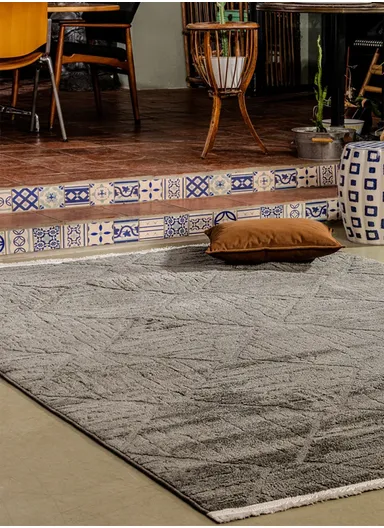 160x230cm Soft Textured Machine Made Contemporary Area Rug with Cotton-Edge Binding Jolly JL003