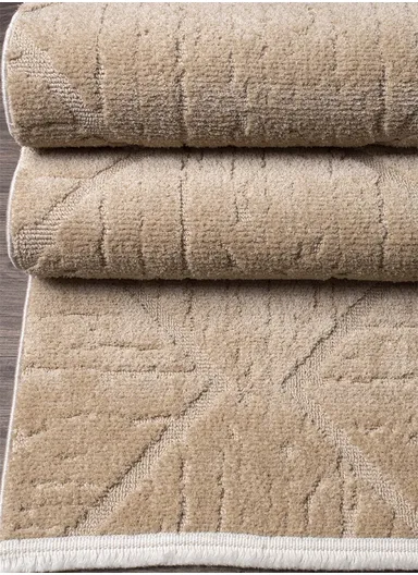 100x200cm Soft Textured Machine Made Contemporary Area Rug with Cotton-Edge Binding Jolly A0311