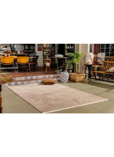 200x290cm Soft Textured Machine Made Contemporary Area Rug with Cotton-Edge Binding Jolly A0311