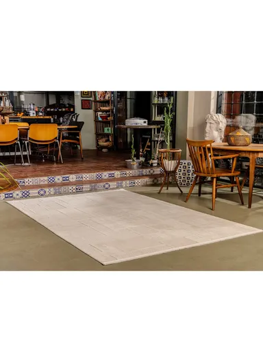 160x230cm Modern Flatweave Rug with Durable Synthetic Fibers Boyut BY004