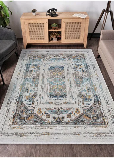 80x150cm Elegant Machine-Woven Rug Durable Polyester, Soft &amp; Luxurious Texture, Power-Loomed Precision Hola HL004