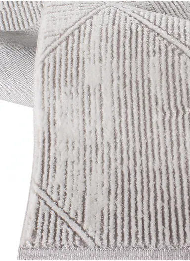 160x230cm Modern Plush Area Rug with Subtle Geometric Design Nar A0190