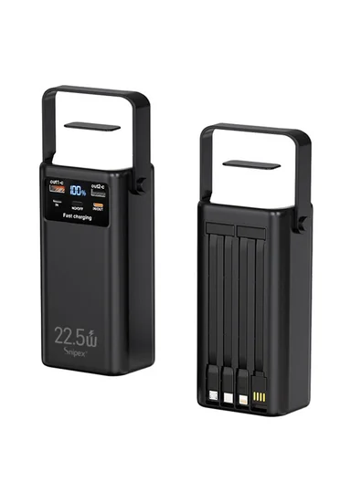 30000mAh 22.5W Fast Charging Portable Power Bank with LED Light &amp; Multiple Outputs PB33W225