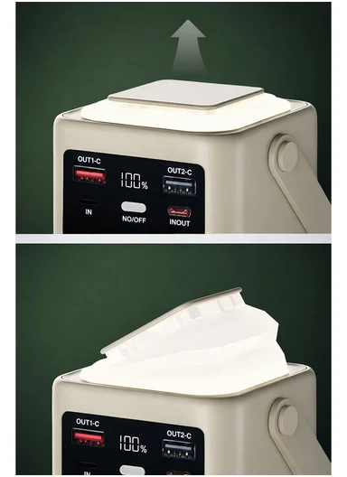 50000mAh 22.5W Fast Charging Portable Power Bank with LED Light &amp; Multiple Outputs PB55W225