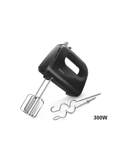 Philips HR3705/10 300 Watt Lightweight Hand Mixer, Blender with 5 speed control settings, stainless steel accessories