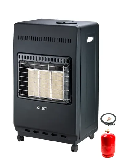 ZILAN GAS HEATER INFRARED, 3 GAS HEAT LEVELS 300G/H, 120M, MADE IN TURKEY