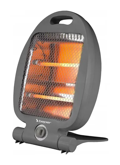 800W Plastic &amp; Metal Halogen Radiant Panel Heater P203PAN004