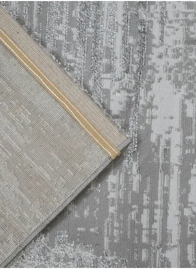 80x300cm Silk Thread Carpet - Grey
