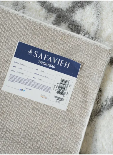 150x200cm Silk Thread Carpet - White &amp; Grey