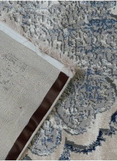 100x200cm Silk Thread Carpet - Blue