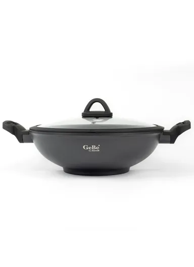 32cm Aluminum &amp; Non-Stick Coating Venus Wok Pan With Lid GB1035