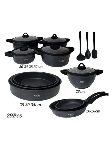 14pcs Venus Cookware Set GB1026 - Grey
