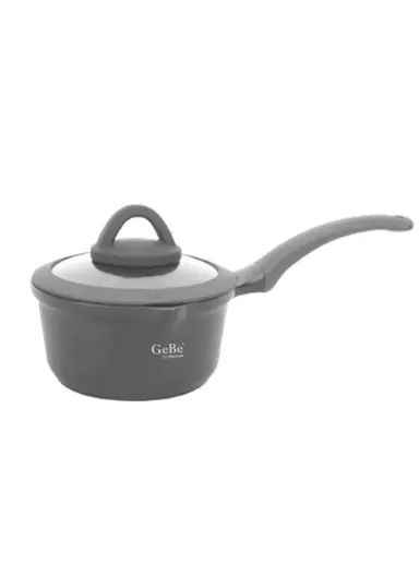 18cm Non-Stick Venus saucepan, Fast Cooking With Lid GB1096 - Gray