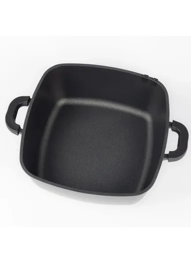 28cm Venus Fryer Pot With a Lid And a Frying Basket GB1014 - Black