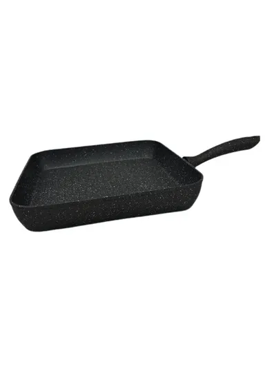 28cm Aluminum Elegance Forged Grill Pan ZD161 - Black