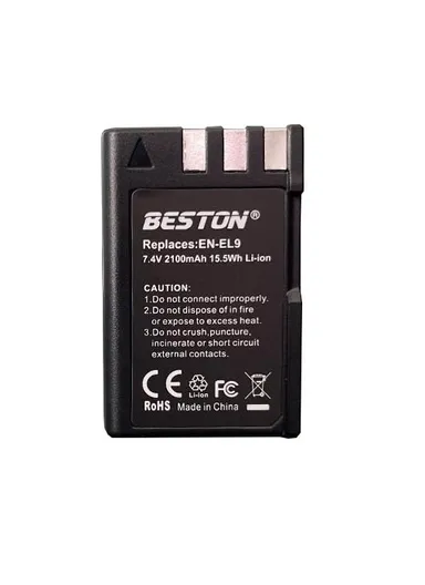 Beston EN-EL9 Battery For Nikon 7.4V 2100mAh