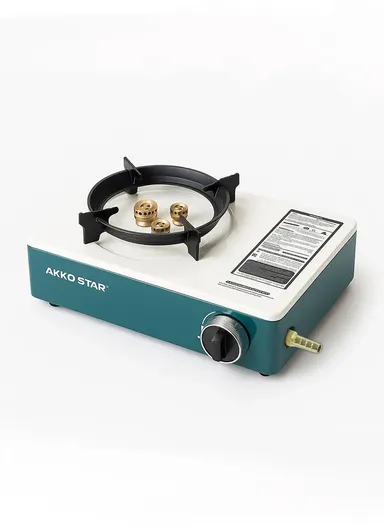 Portable Gas Stove Dual Use With Plastic Storage Case AK-508040