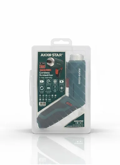 1500mAh 4.5Nm Torque Rechargeable Cordless Screwdriver with LED Light, Lithium Battery 510524
