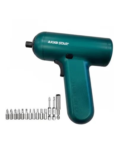 1500mAh 5Nm Torque Rechargeable Cordless Screwdriver with LED Light, Lithium Battery 503601