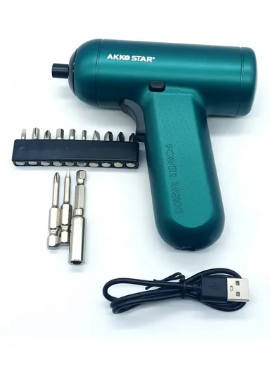 1500mAh 5Nm Torque Rechargeable Cordless Screwdriver with LED Light, Lithium Battery 503601