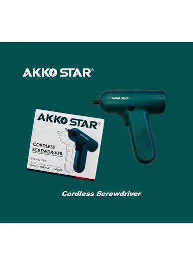 1500mAh 5Nm Torque Rechargeable Cordless Screwdriver with LED Light, Lithium Battery 503601