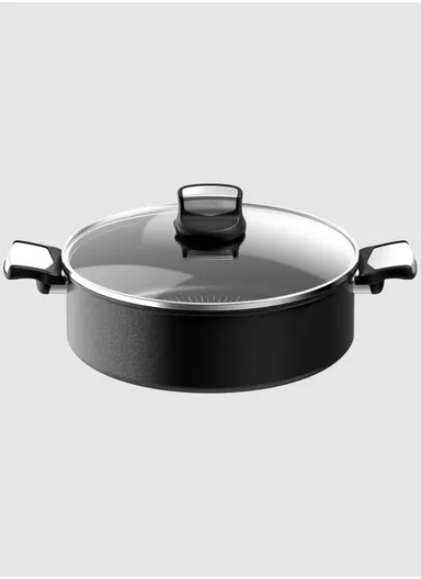 28cm UnlimitedON Shallowpot+ Lid, Non- Stick Induction - G25972