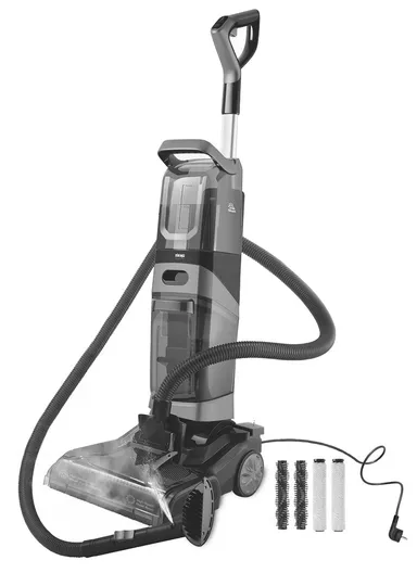 1200W 3-in-1 Steam Floor Cleaner with Dual Water Tanks &amp; Rapid Heat-Up Function KD2075 - Grey