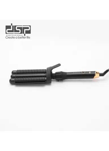 Professional 3-Barrel Hair Curler with PTC Ceramic Heating &amp; Adjustable Temperature 20860